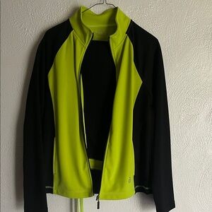 Be Inspired Neon Yellow and Black Ski Jacket